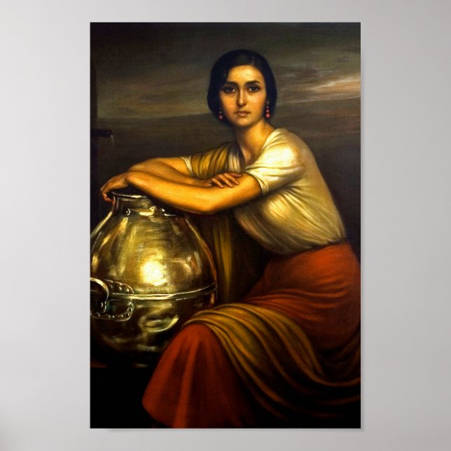 Póster Pintura "La Fuensanta" Julio Romero de Torres (Frente)