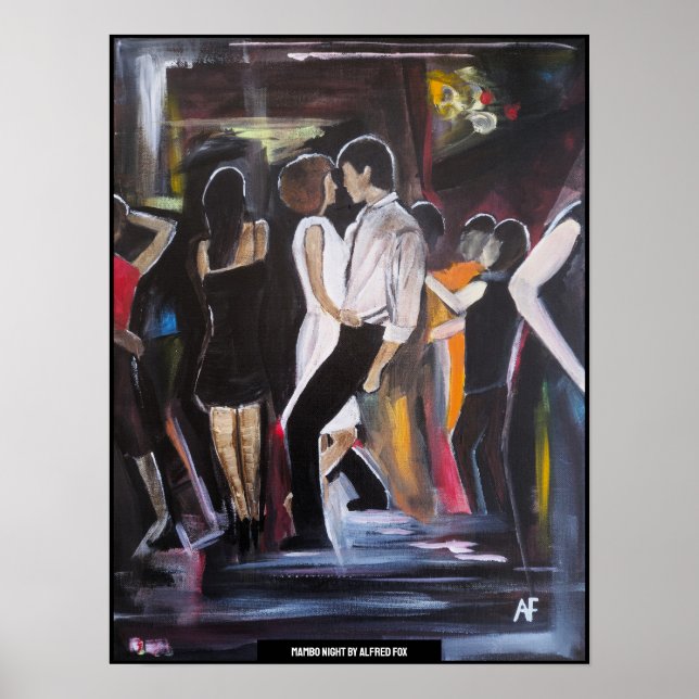 Poster Pintura Mambo Night de Alfred Fox (Frente)