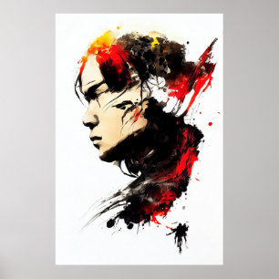 Poster Pintura Marcial Kung Fu Wild Free Spirit