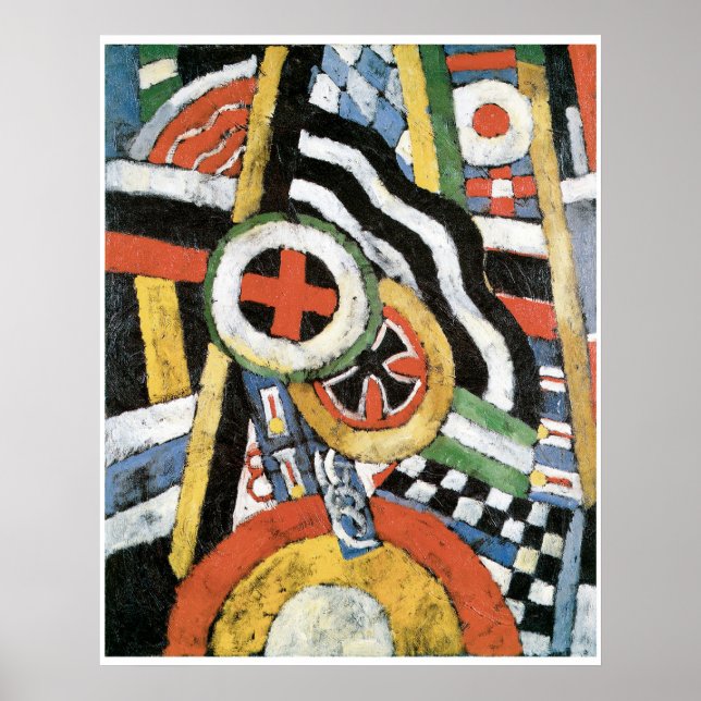 Póster Pintura número 5, Marsden Hartley (Frente)
