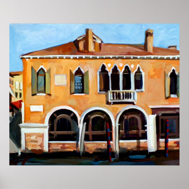 Poster Pintura Original do Rio de Malcanton (Frente)