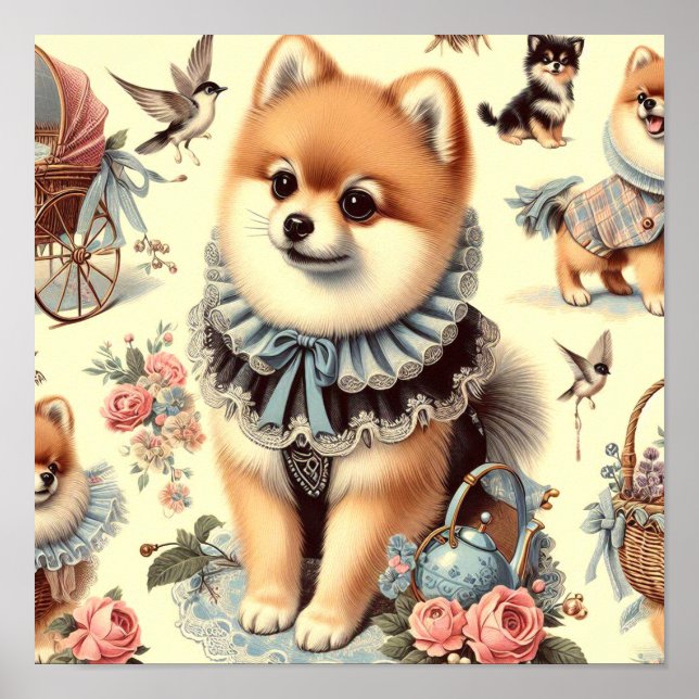 Poster Pintura Pomeraniana Cuja (Frente)