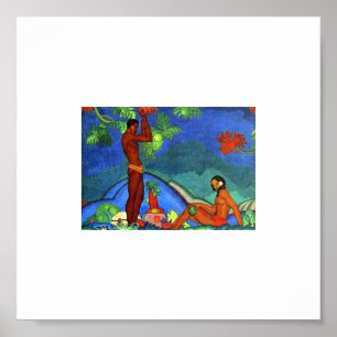 Poster Pintura por Arman Manookian cerca dos anos 20.