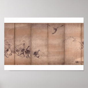 Poster Pintura por Miyamoto Musashi, C. 1600's