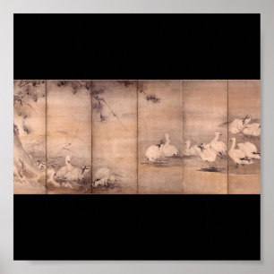 Póster Pintura por Miyamoto Musashi, C. 1600's