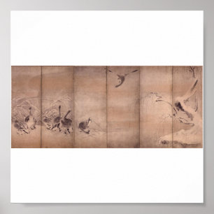 Póster Pintura por Miyamoto Musashi, C. 1600's