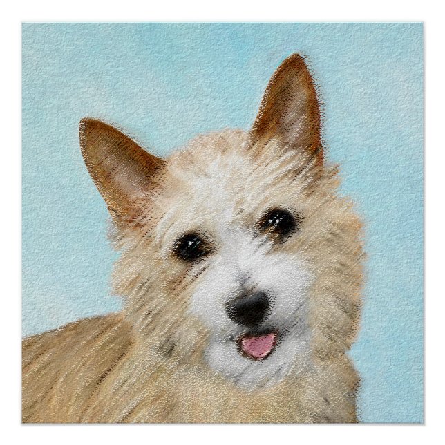 Póster Pintura Portuguesa do Podengo Pequeno - Arte Origi (Frente)