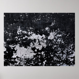 Poster Pintura preta estilizada