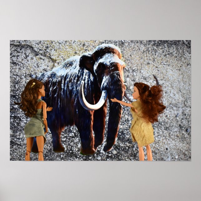 Poster Pintura Rupestre. cartaz (Frente)