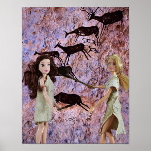 Poster Pintura Rupestre. cartaz
