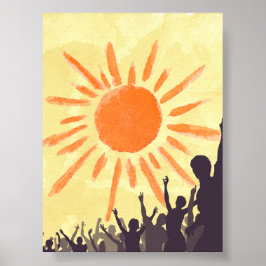 Poster pintura solar