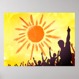 Poster pintura solar