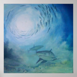 Póster Pintura subaquática