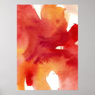 Póster Pinturas abstratas da aguarela