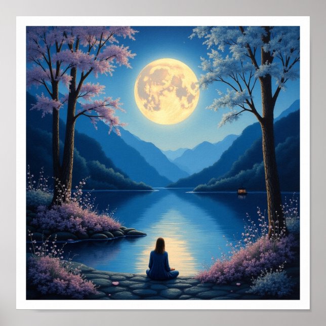 Poster Pinturas Acrílicas que Brilham no Escuro! 🎨🌟  (Frente)