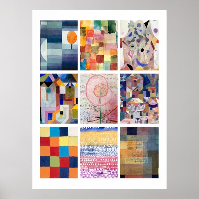 Poster Pinturas de Klee (Frente)