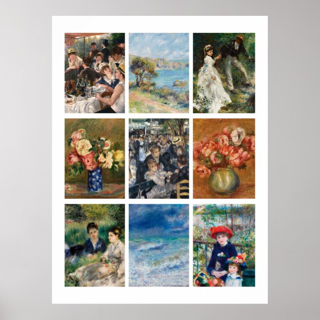 Poster Pinturas de Renoir (Frente)