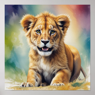 Poster pinturas e pinturas de parede de Comprar-Leão