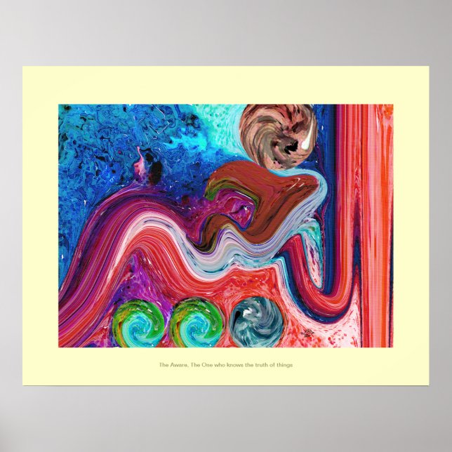 Poster Pinturas Modernas do Interior (Frente)