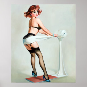 Poster Pinup do exercício