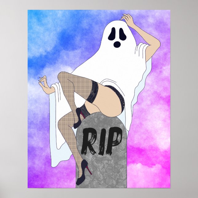 Poster Pinup do Fantasma (Frente)