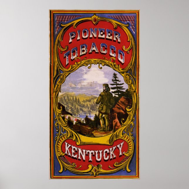 Poster Pioneer Cigarro Kentucky (Frente)