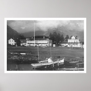 Póster Pioneer House Sitka, Alasca 1912