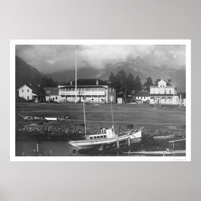 Póster Pioneer House Sitka, Alasca 1912 (Frente)