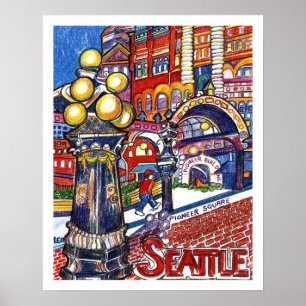 Poster Pioneer Square