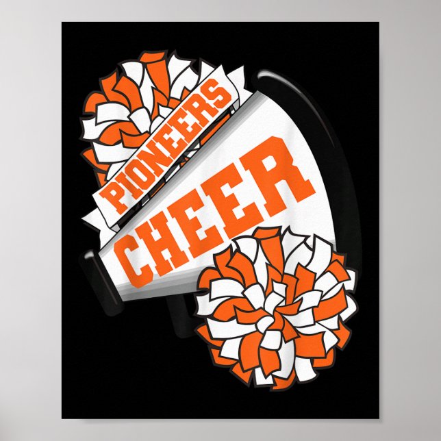 Poster Pioneers Cheer Espírito de Torcida de Volta à Esco (Frente)