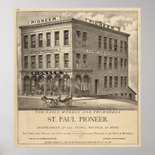 Póster Pioneiro de St Paul