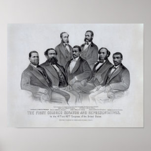Póster Pioneiros do afro-americano