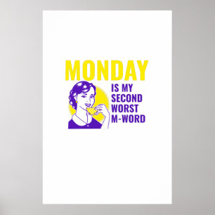 Poster Pior citação de segunda-feira