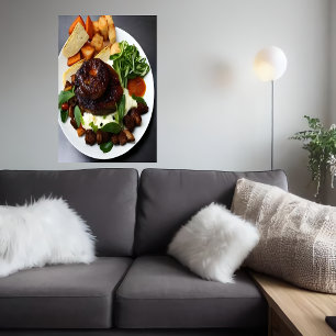 Poster Pior prato do mundo na Terra   Arte AI