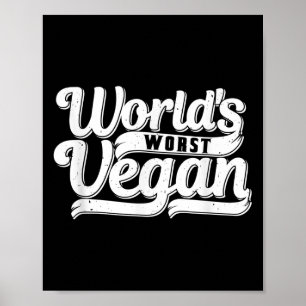 Poster Pior Vegan do Mundo _1