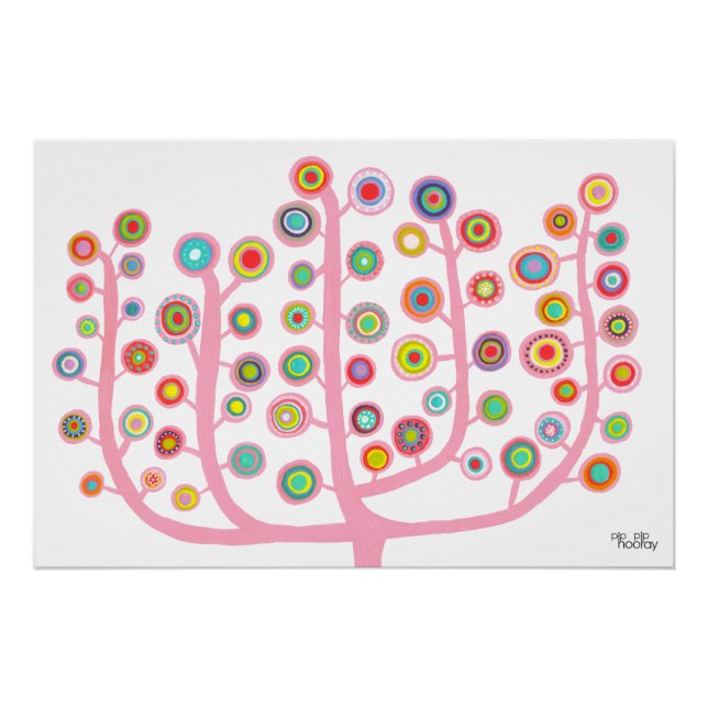 Póster Pip Pip Hooray Fantasy Tree (Frente)