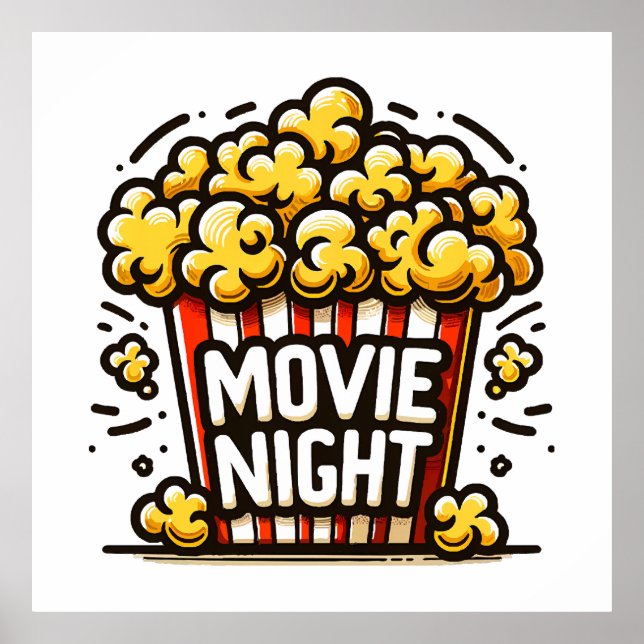 Poster Pipoca de Areia Noturna de Filme (Frente)