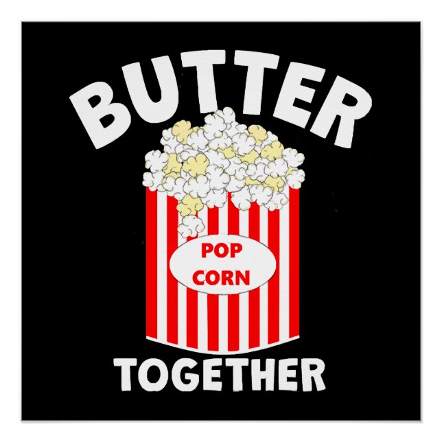 Póster Pipoca de Filme BUTTER Juntos (Frente)