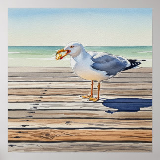 Poster Pipoca De Roubo De Seagull
