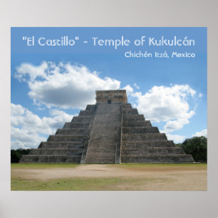 Póster Pirâmide Chichén Itzá