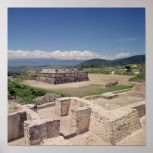 Poster Pirâmide da Serpente de Penas