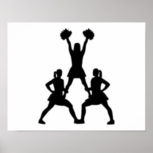 Poster Pirâmide do cheerleader