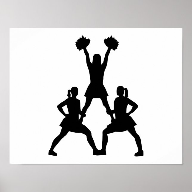 Poster Pirâmide do cheerleader (Frente)