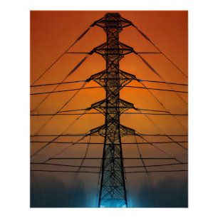 Póster Pirâmide do Pôr do Sol