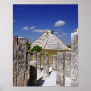 Póster Pirâmide Kukulcan, como se vê no Grupo do