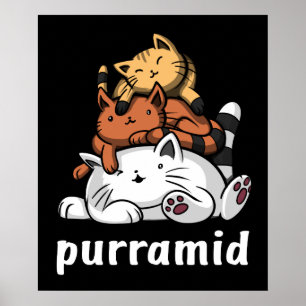 Poster Pirâmides Purâmides Gatinho