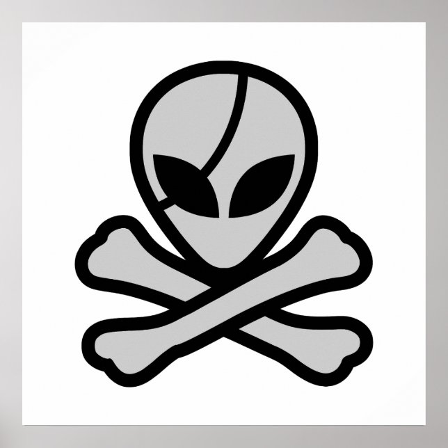Poster Pirata Alien (Frente)