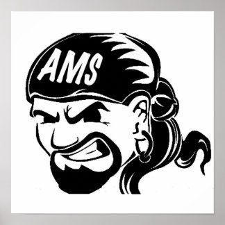 Póster Pirata AMS