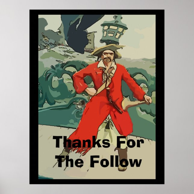 Poster Pirata, Editar Sinal de Texto (Frente)