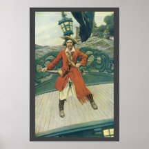 Piratas Antigos, Capitão Keitt por Howard Pyle